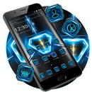Blue Technology Light Launcher Theme 🌌 APK