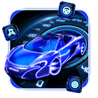 Neon Speed Car Theme иконка