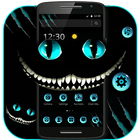 Dark Evil Smile Cat Theme icône