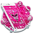 Pink Glitter Diamond Purse Theme APK
