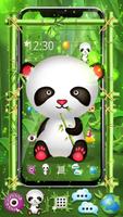 Cute Bamboo Panda Theme Cartaz
