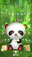 Cute Bamboo Panda Theme imagem de tela 2