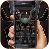 Special Gold Black Spider Theme آئیکن