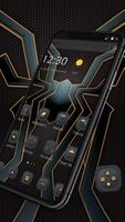 Special Gold Black Spider Theme screenshot 3