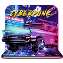 Futuristic Cyberpunk Car Theme APK