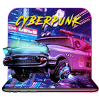 Futuristic Cyberpunk Car Theme biểu tượng