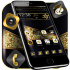 Golden Brown Black Business Theme icon