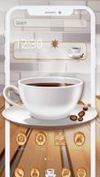 I Love Coffee Theme Affiche