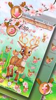 Cute Forest Deer Theme imagem de tela 3