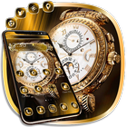Thème de la montre Black Gold Luxury 2020 icône