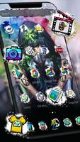 Rock Girl Graffiti Theme imagem de tela 1
