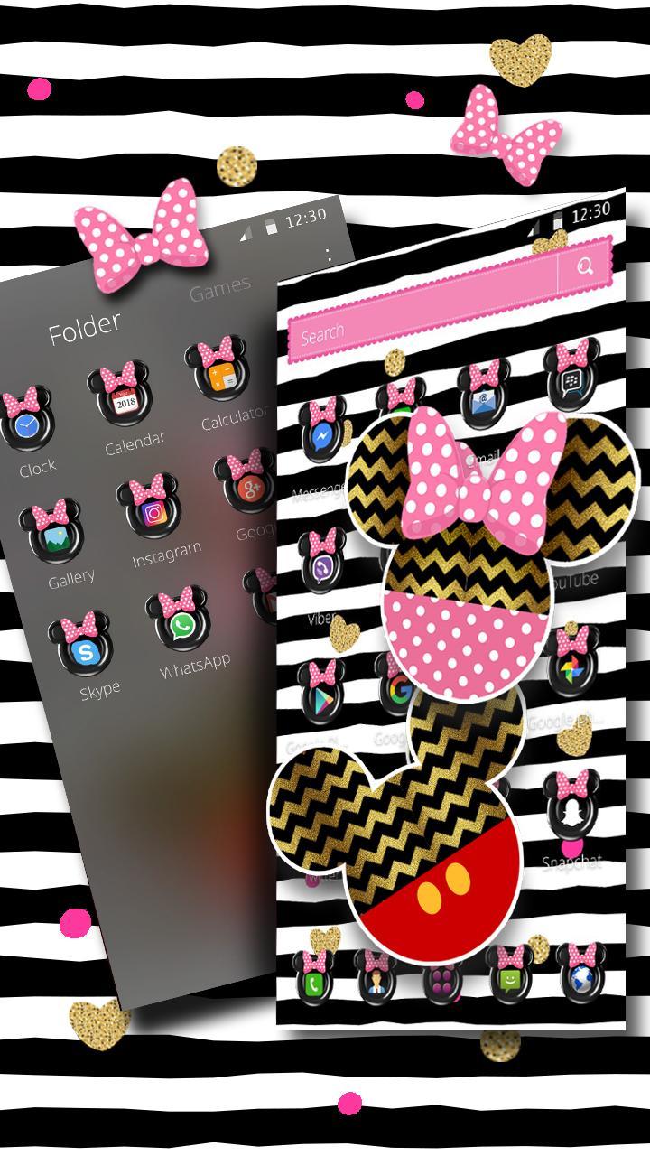 Cute Mouse Glitter bow Theme APK for Android Download Cute Mouse Glitter bow Theme APK for Android Download