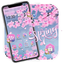 Spring Sakura Flowers Theme APK