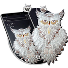 White Owl Launcher Theme icône