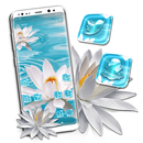 White Lotus Launcher Theme APK