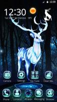 Thème 3D White Deer capture d'écran 2