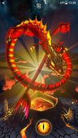 Dragon  3D Theme &  wallpaper اسکرین شاٹ 2