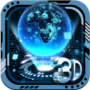 Lanceur de thème 3D Technologie Terre APK