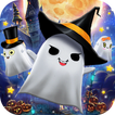 Tema Halloween Hantu 3D