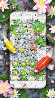 Lively Koi Fish 3D Theme poster