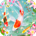 Koi Fish Aquarium Theme ไอคอน