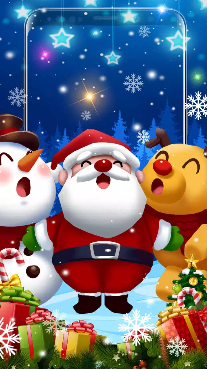 Descarga de APK de Tema de feliz Navidad 3D para Android