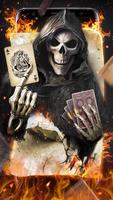 Poker Skull poster