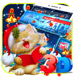 Merry Christmas 3D Theme-icoon