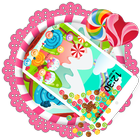 3D Sweet Cartoon Candy Gravity Theme 图标