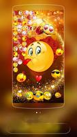 برنامه‌نما Emoij yellow face expression neon theme عکس از صفحه