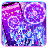 3D Purple Dream Catcher Gravity Theme icône