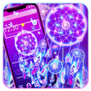 3D Purple Dream Catcher Gravity Theme APK