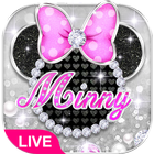 Diamond Minny Bowknot Theme ikon