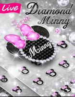 3D Diamond Minny Bowknot Theme screenshot 1