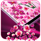 Kirschblüten-Schwerkraft-Thema Zeichen