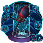 3D Amazing Spider Neon Theme ไอคอน