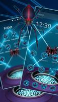 3D Amazing Spider Neon Theme ảnh chụp màn hình 2