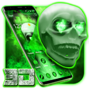 Tema Ao Vivo Do Crânio Do Crânio Do Inferno APK
