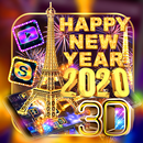 2020 New Year Live 3D Theme APK