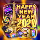 2020 New Year Live 3D Theme アイコン