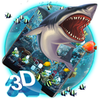 Chủ đề bể cá mập xanh đại dương 3D🦈 biểu tượng