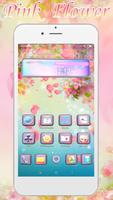 Pink Blossom Beauty Flower Theme Ekran Görüntüsü 1
