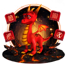 Animated Red Cartoon Dragon Launcher APK