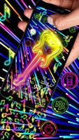 برنامه‌نما Neon Guitar 3D Gravity Theme🎸 عکس از صفحه