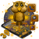 3D Starry Night Owl Launcher Theme APK
