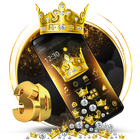 Luxury Golden Crown 3D Zeichen