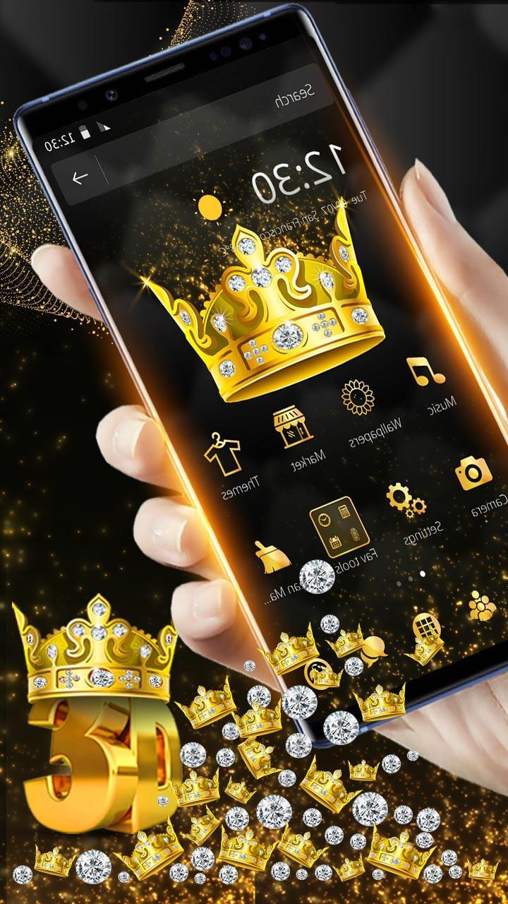 Роскошная Золотая Корона 3D Для Андроид - Скачать APK