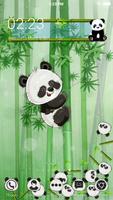 Forest Cartoon Panda Gravity Theme capture d'écran 3