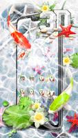 3D Koi Fish Water Ripple Star Theme capture d'écran 1