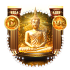 Golden 3D Buddha Parallax Theme🌹 icône
